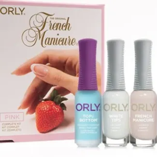 A manicure kit of three bottles