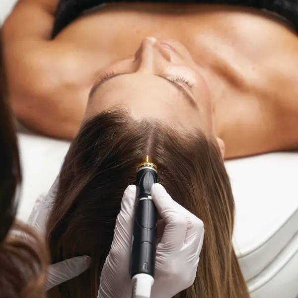 Model with HydraScalp