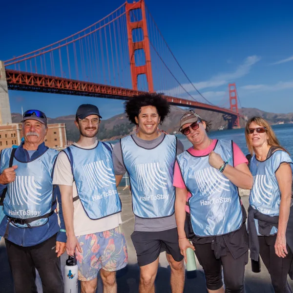 Walkers at the 2025 HairToStay Does the Bay Event