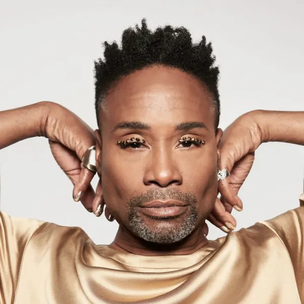 A man with eyemakeup