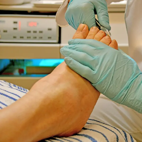 A pedicure