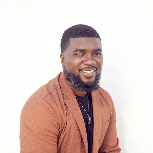 A man smiling