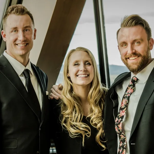 Siblings Tyler, Lauten and Kerry Sullivan.
