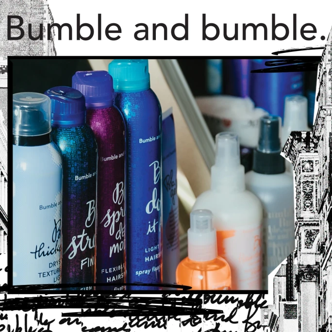 A group of hair products