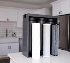 A whole house water filtration system