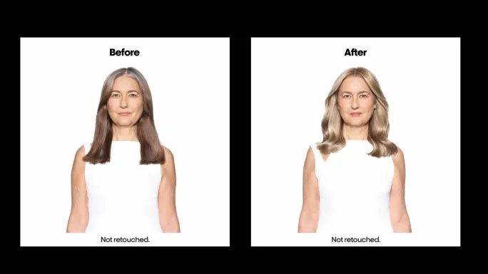 Before and After of Grey Blending