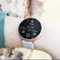 a watch on a wrist