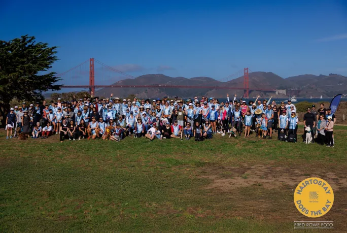 Walkers at the 2025 HairToStay Does the Bay event