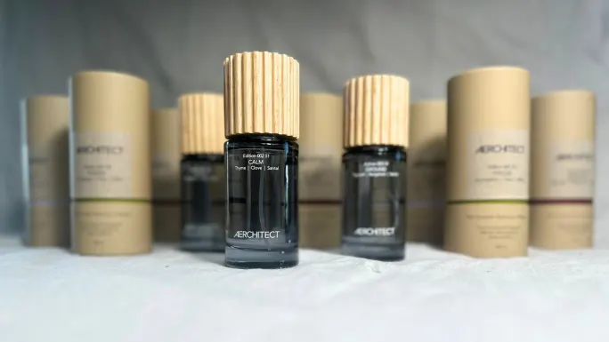 The lineup of Aerchitect mists.