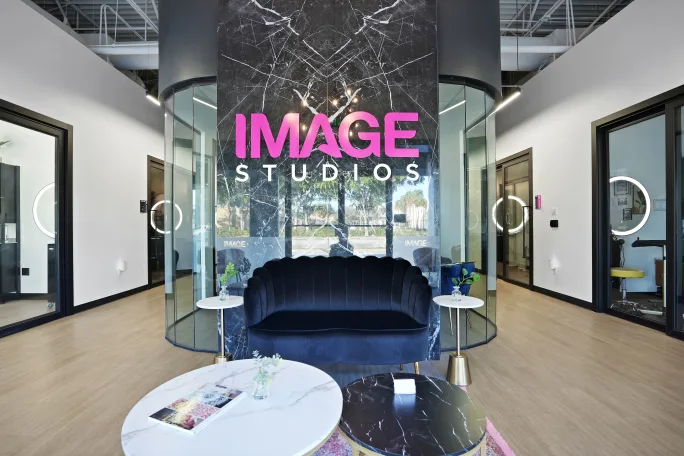 A salon space