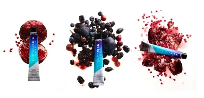 Three tubes of haircolor.