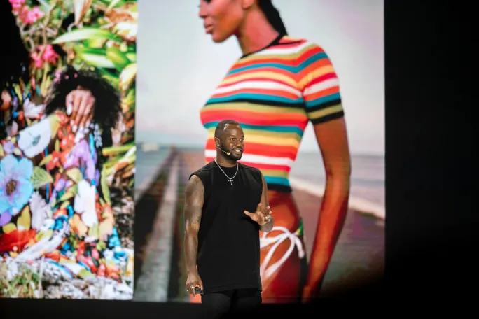 Jawara hairstylist at Aveda Congress