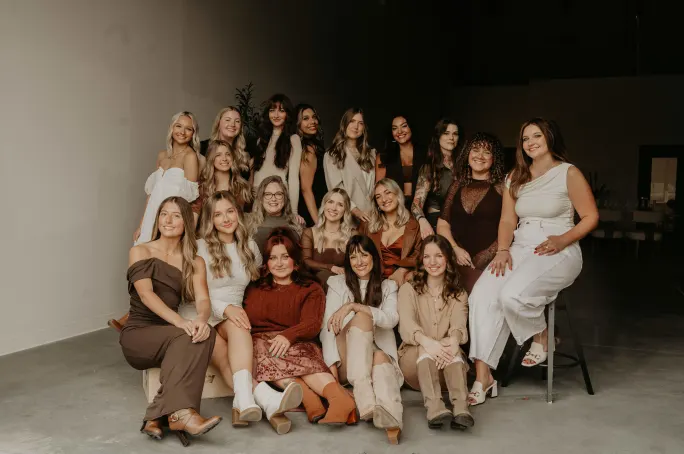A group shot of the team from Reverie Hair Co.