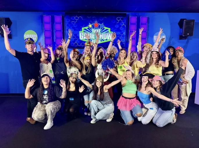 The team from Salon Blond at a Game Show event.