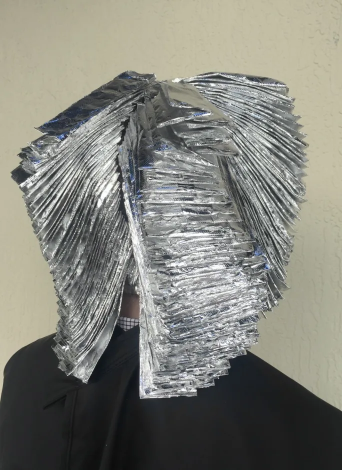 A full head of foils.
