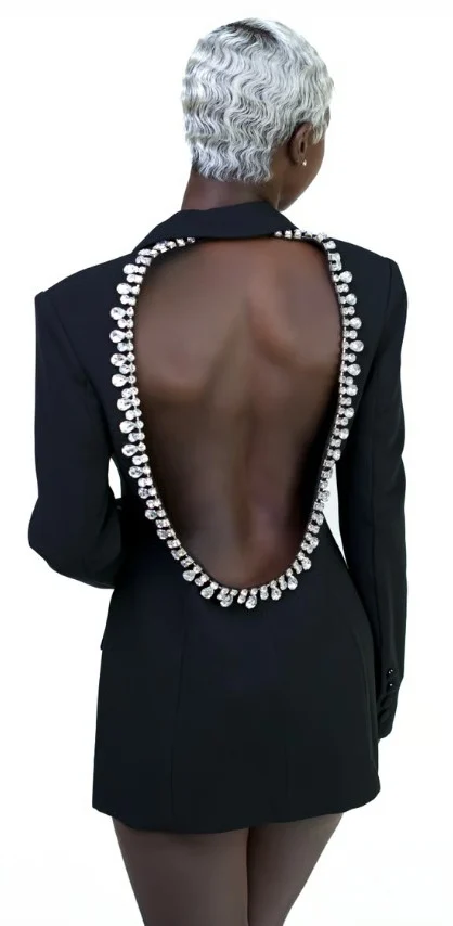 A platinum model from the back.