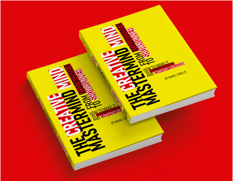 Copies of Daniel Cubillo's book The Creative Mastermind Mind.
