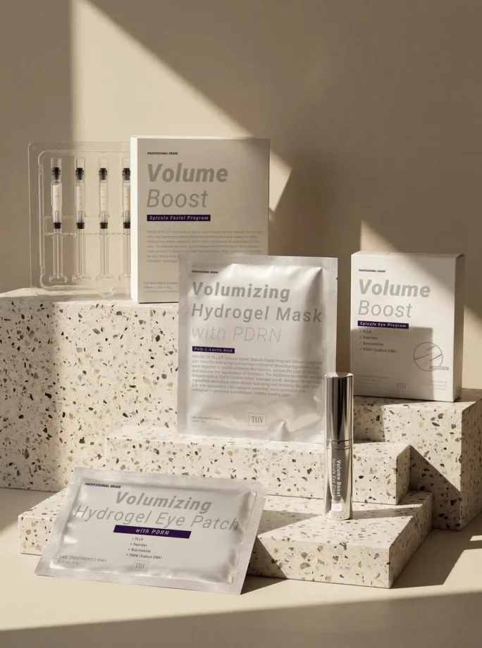 A product display of Volume Boost