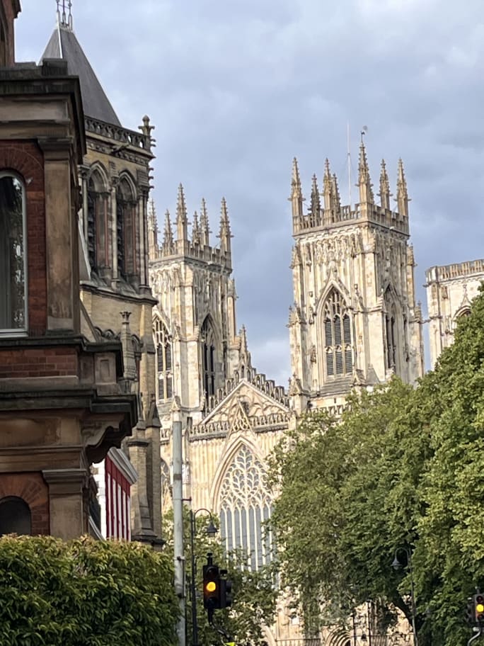 The skyline of York, England