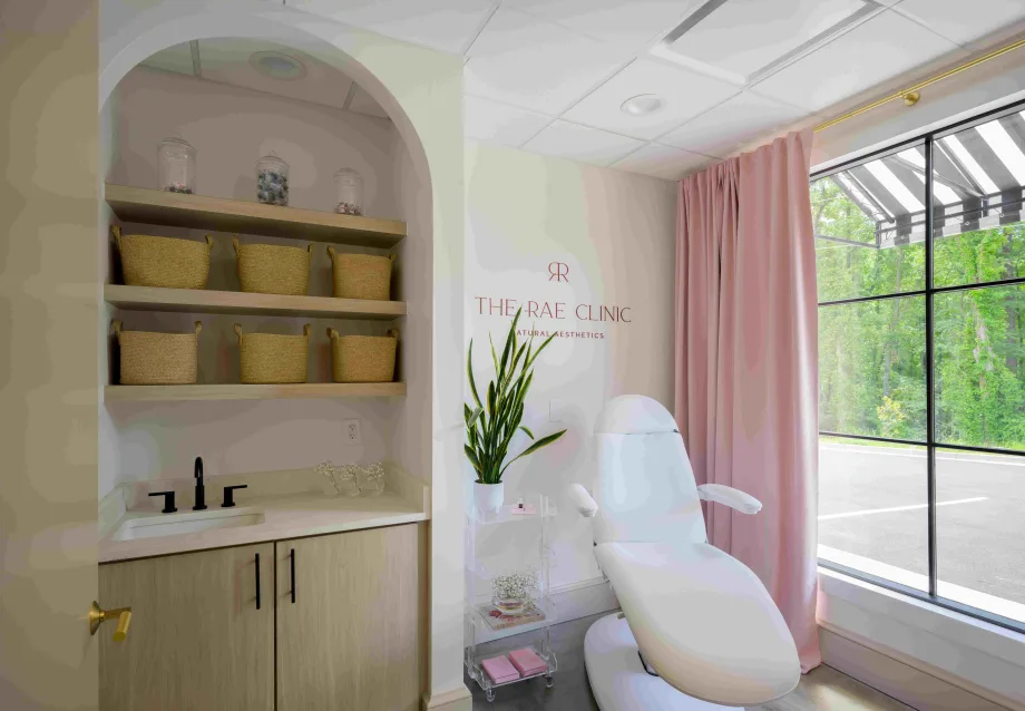 The Rae Clinic treatment space.