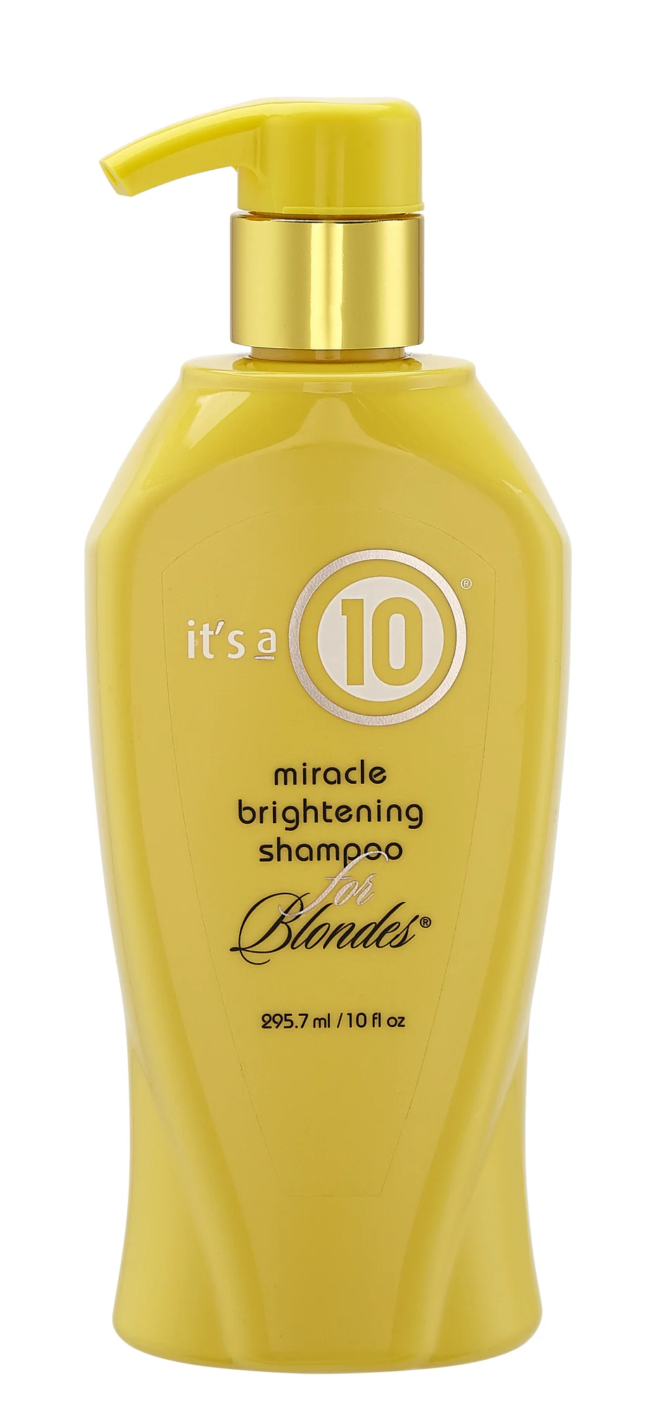 It's a 10 Expands Miracle Blonde Collection with Miracle Brightening Shampoo for Blondes