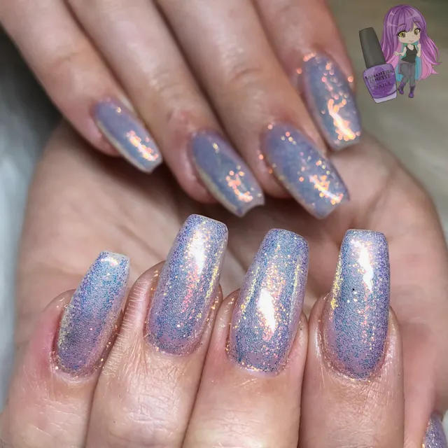 Day 126: Glitters and Foils Nail Art