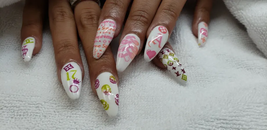 Day 150: Designer Stamping Nail Art