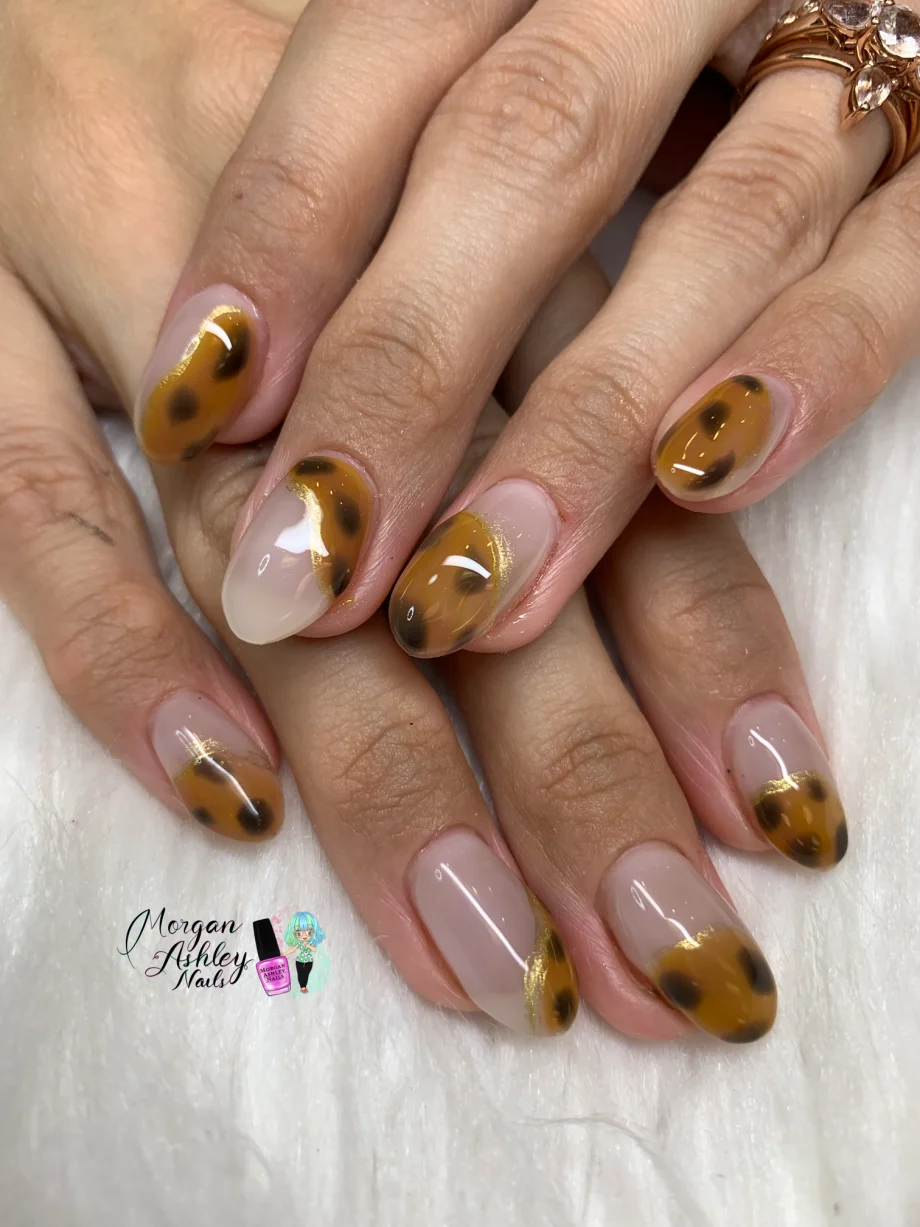 Day 179: Tortoiseshell Nail Art