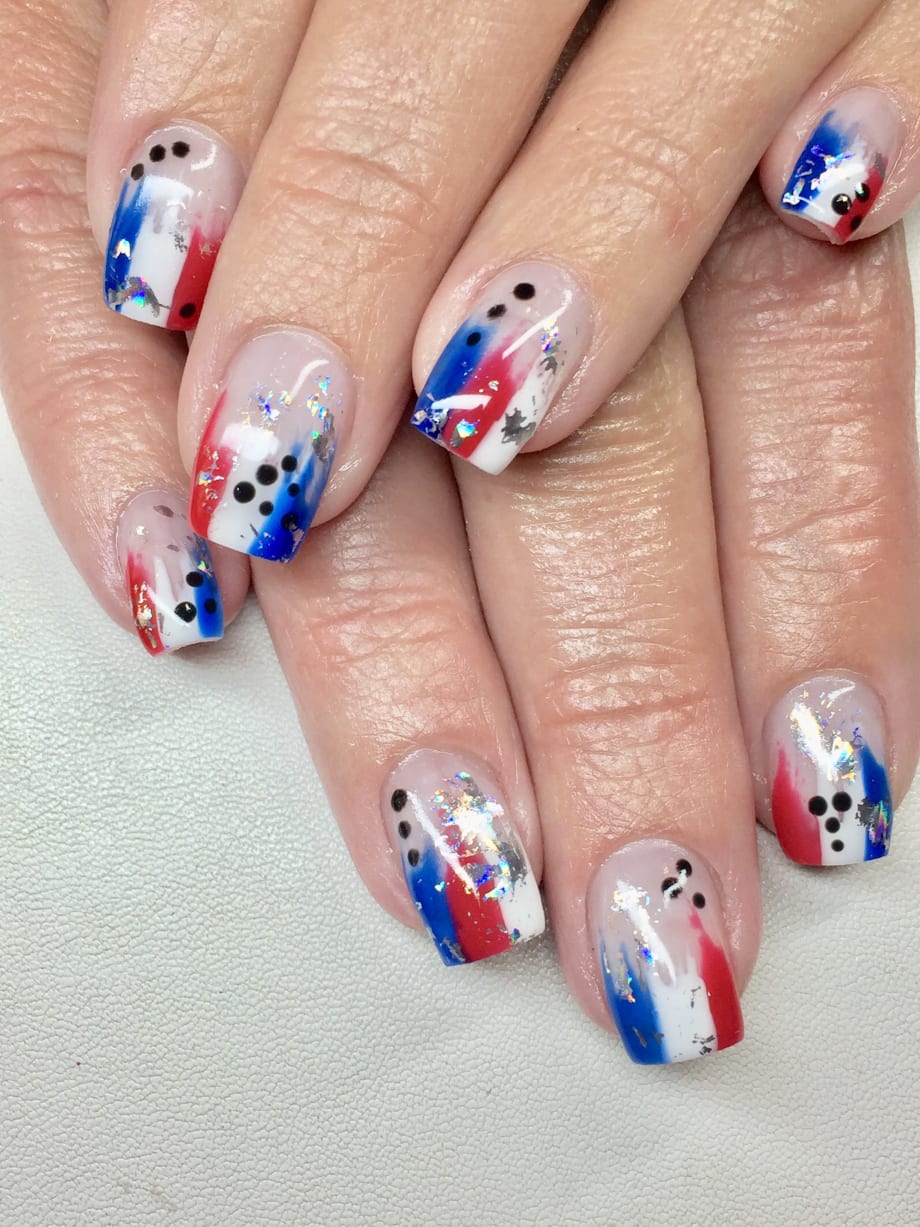Day 185: Happy 4th of July Nail Art