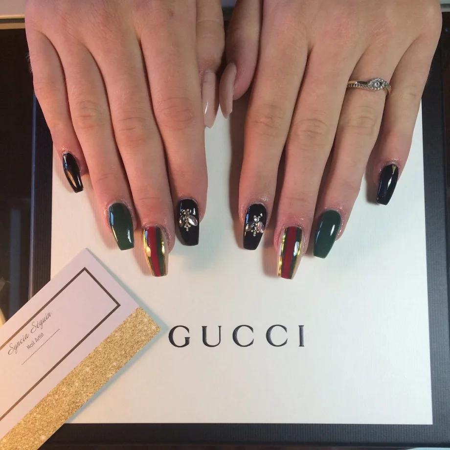 Day 70: Gucci Nail Art