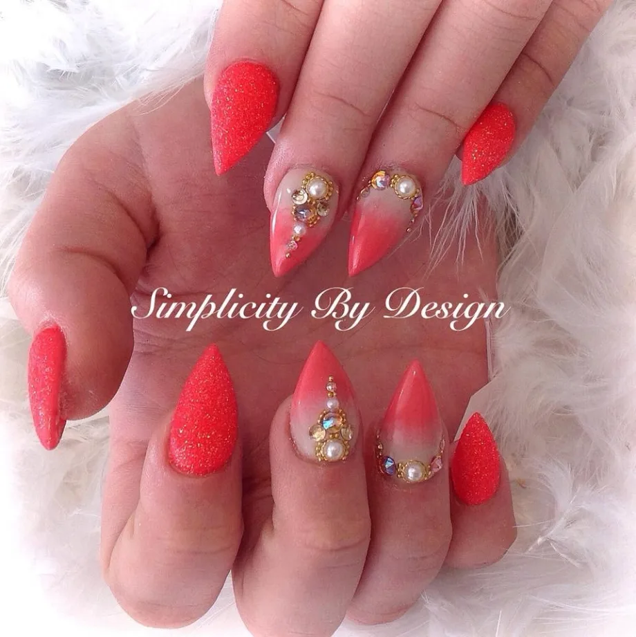 Day 96: Sunflower Garden Nail Art
