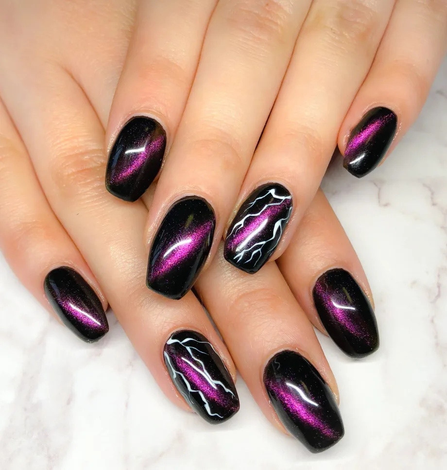 Day 191: Summer Storm Nail Art