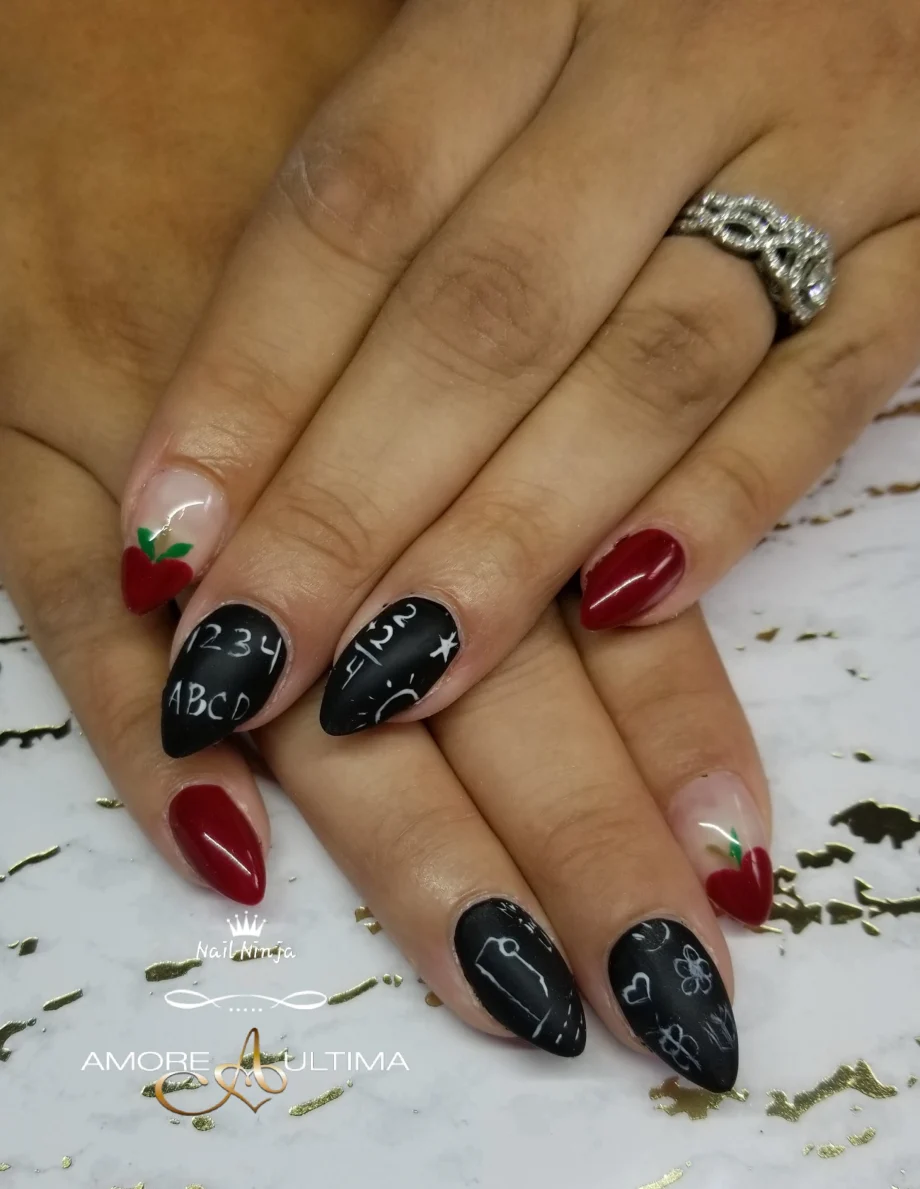 Day 223: Back to School Nail Art