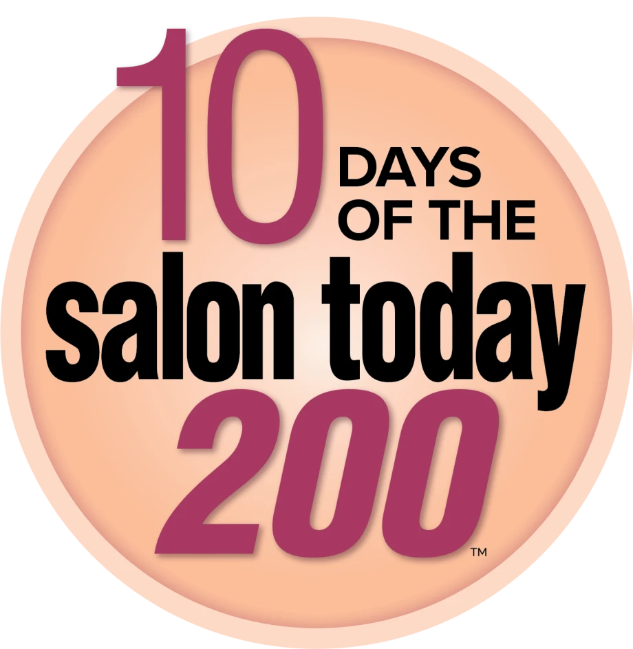 The 10 Days of the SALON
 TODAY 200 logo, which represents the online announcements of our landmark salon business competition, SALON TODAY 200.