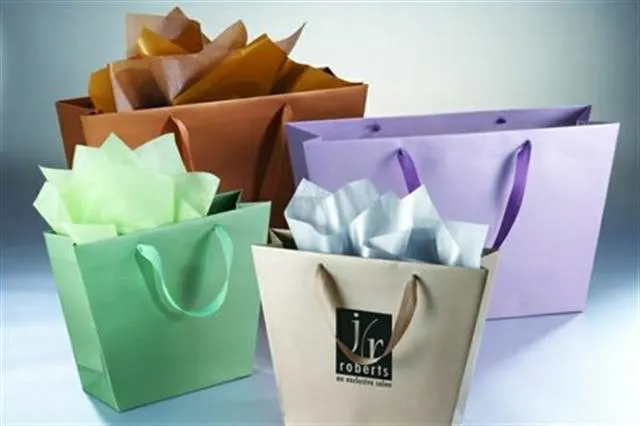 Metallic Trapezoid Bags