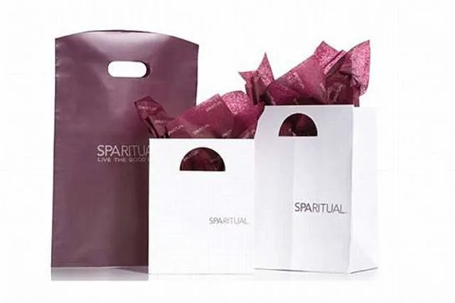 SpaRitual Plum Retail Bags