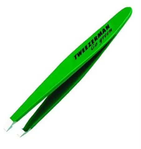 “Go Green” Mini Slant Tweezer