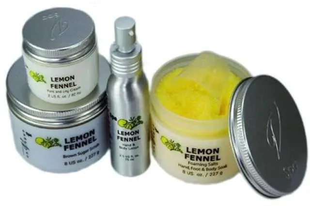Lemon Fennel Spa Products