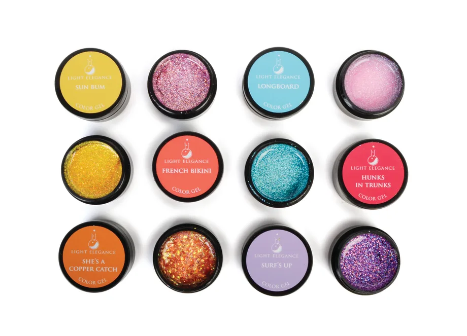 Surf City Glitter and Color Gel Collection