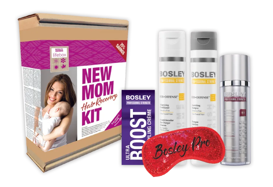 Bosley Professional Strength Creates New Mom Hair Recovery Kit