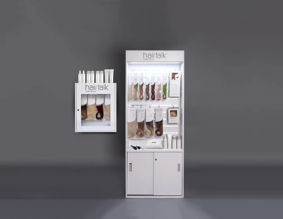 Hairtalk's Countertop/Wall Mount Extension Stocking Cabinet