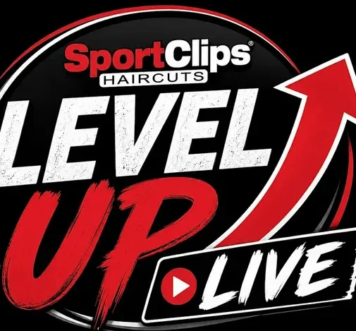 logo for SportClips Level Up Live
