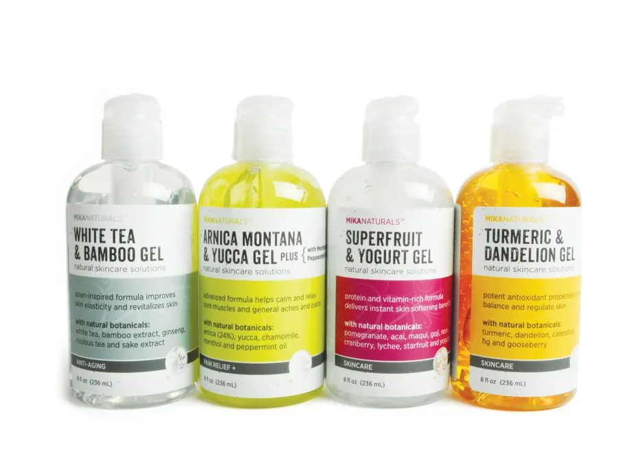 Botanical Skincare Gels