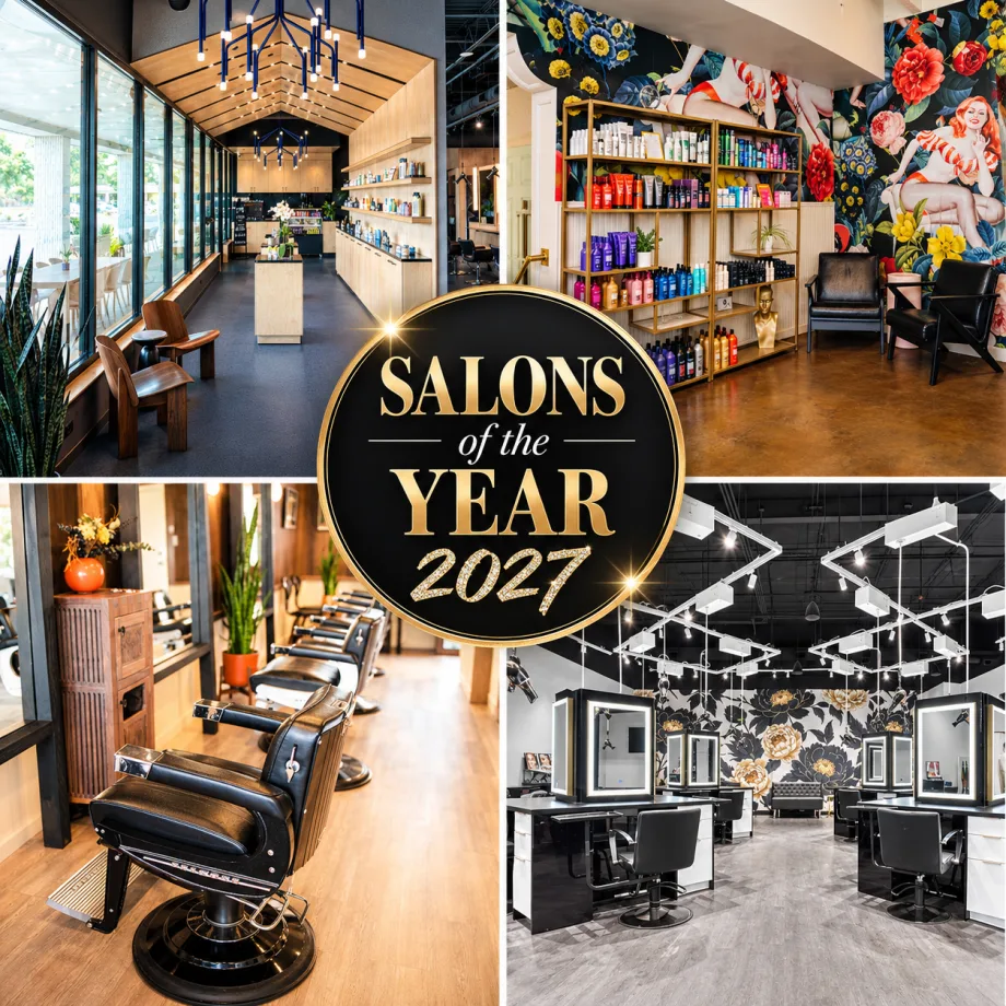 Montage of salon designs for Salons of the Year 2027