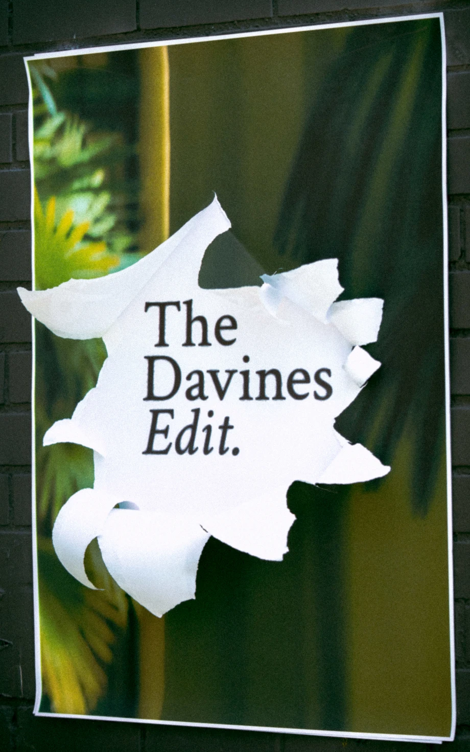 A graphic for The Davines Edit