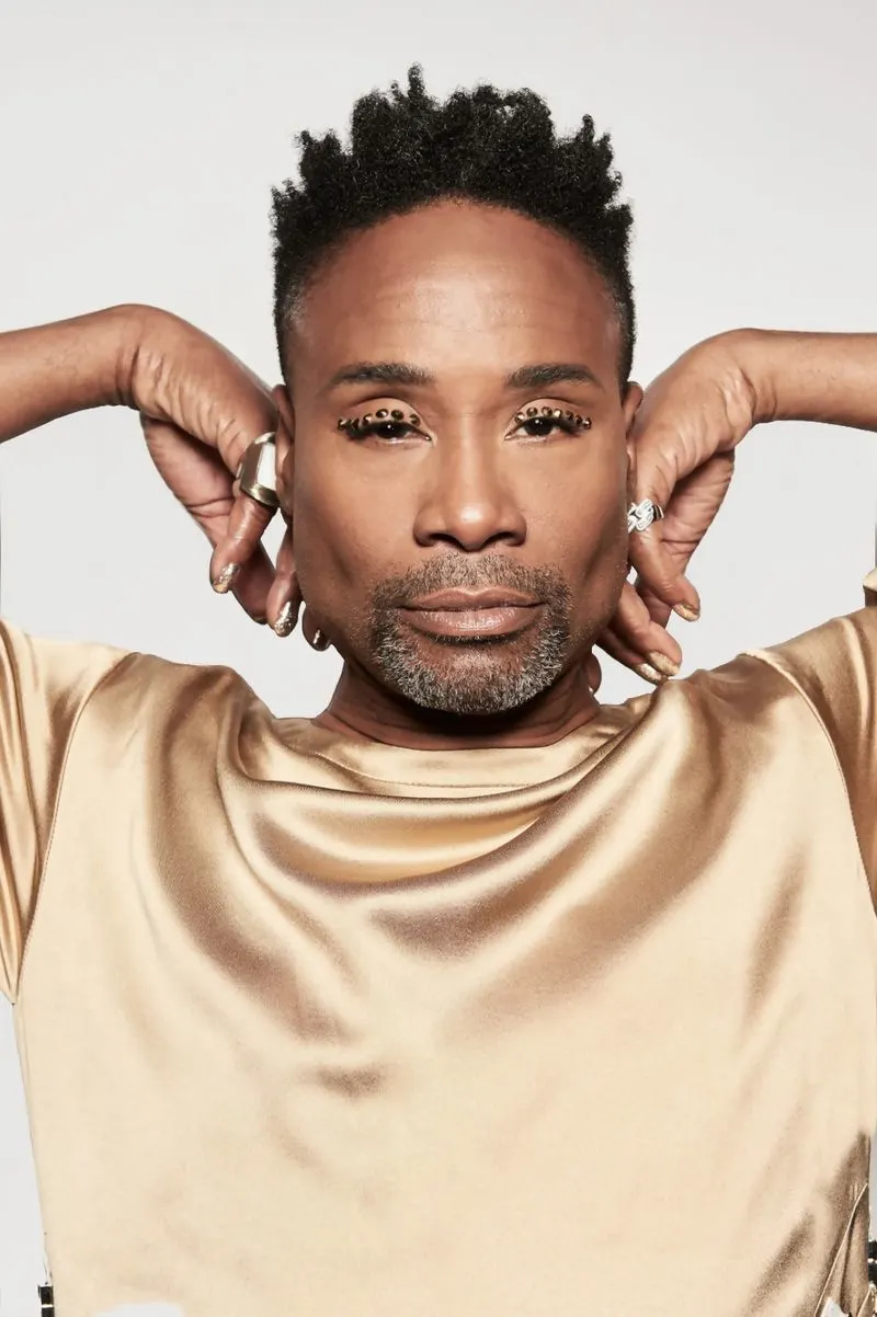 A man with eyemakeup