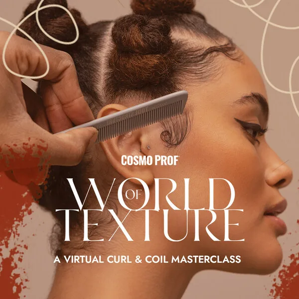 Cosmo Prof Leads Textured Hair Education Through 4th Annual World of Texture Virtual Event