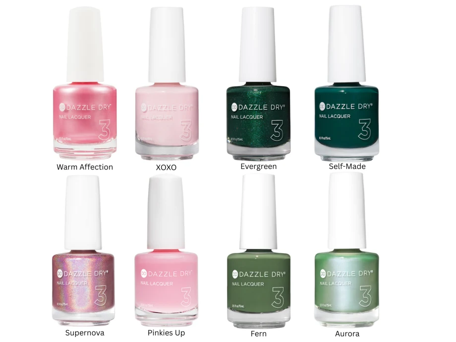 Pink Goes Good with Green! Wickedly Good Polish Picks from Dazzle Dry