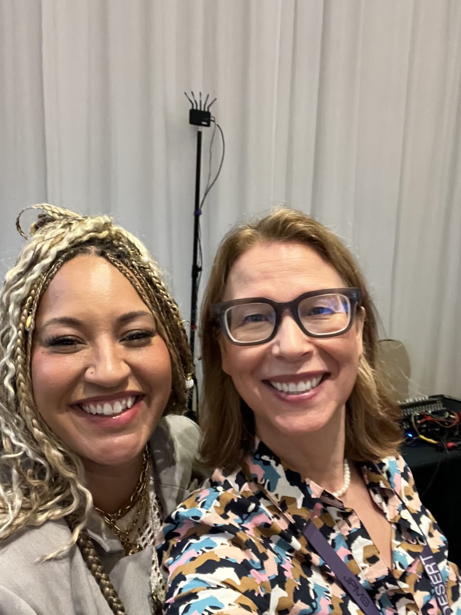 Artistic Director Paula Peralta (@thepaulaperalta) and MODERN SALON's Anne Moratto