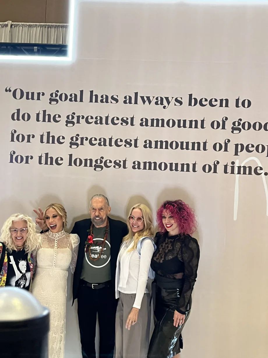 A meaningful photo moment (from left-to-right): Original Artistic Director Jeanne Braa; co-founder, Global Cultural Ambassador, Mara Gourdine Mitchell; John Paul DeJoria and his wife, Eloise DeJoria;